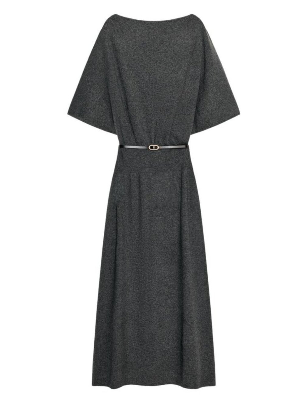 Belted Knit Midi Dress